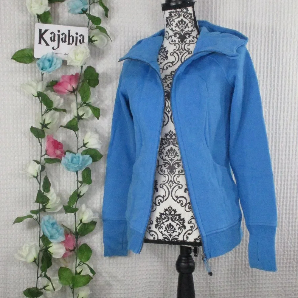 LULULEMON Aqua Hooded Jacket Size 4